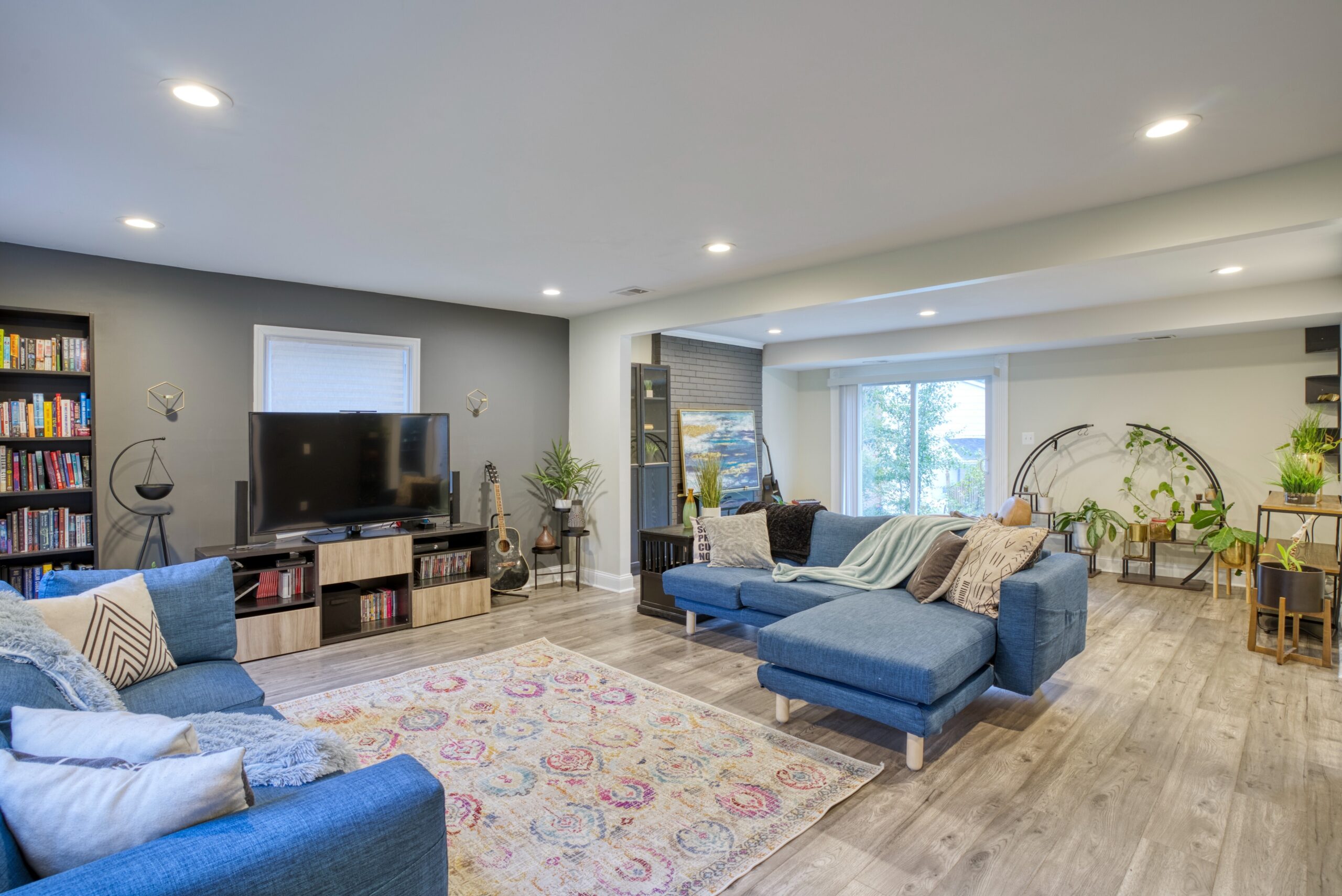 Interior professional photo of 9015 Longbow Rd - showing modern living room, nicely staged